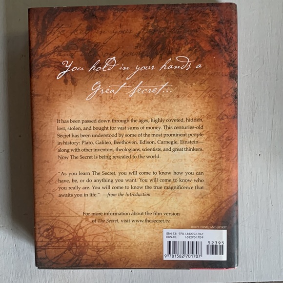 The Secret by Rhonda Byrne book - Picture 2 of 4